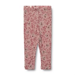Wheat wool leggings - Cherry flowers